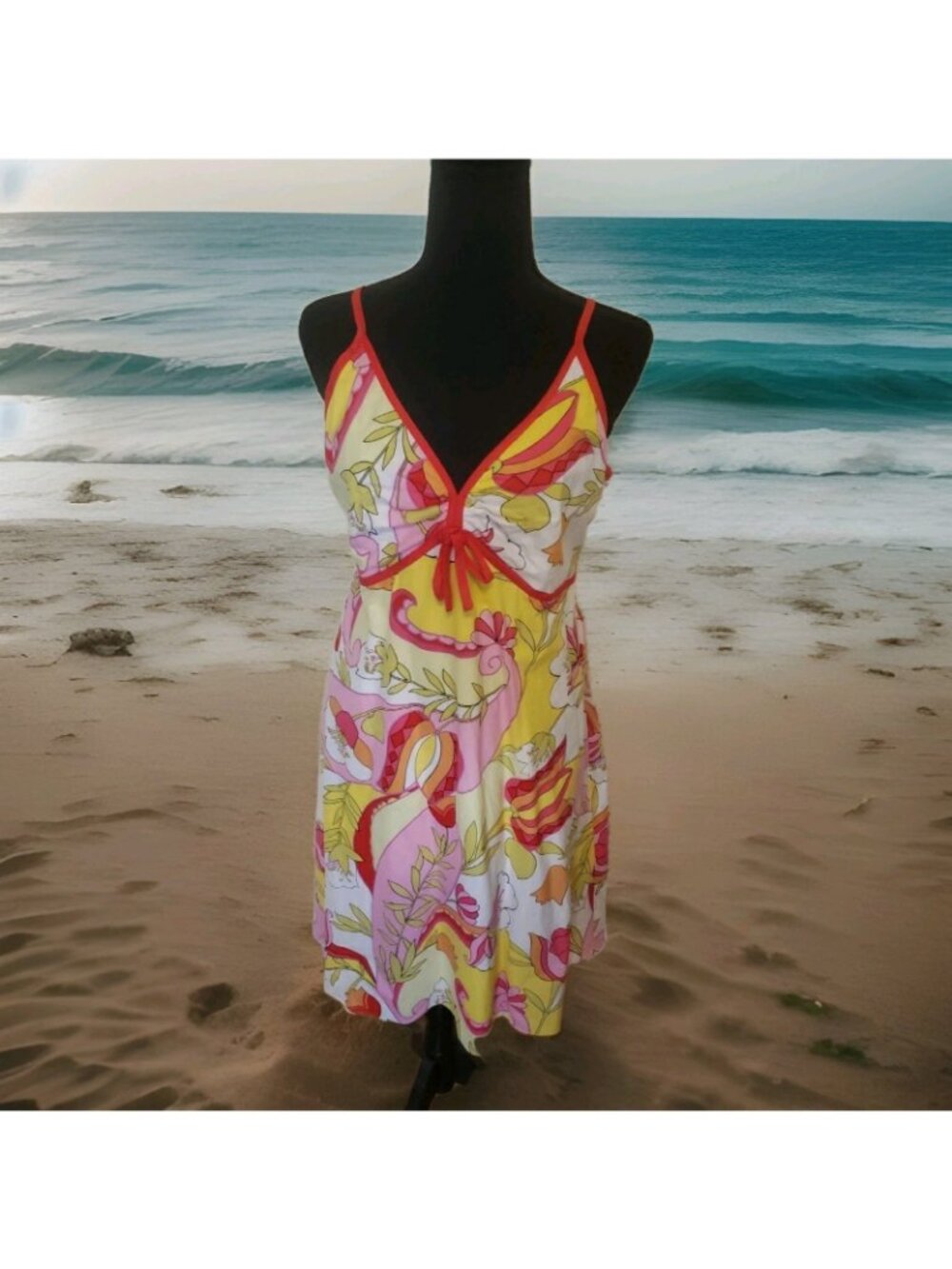 Tori Richard Honolulu Dress Jacket Set Womens 10 Dress 12 Jacket Tropical Cotton - Picture 3 of 15